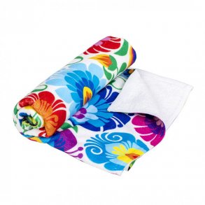 Stort badehndkle i hvitt