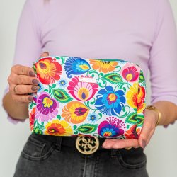 Liten toalettveske hvit