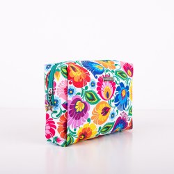 Liten toalettveske hvit