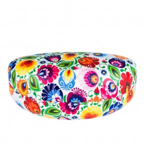 Etui til solbriller, hvit