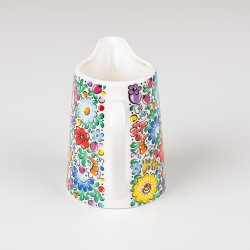 Fltemugge med blomstermnster