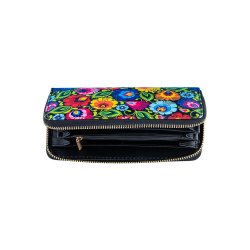 Stor lommebok i sort 