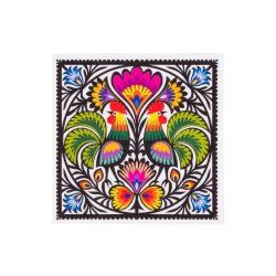 Papirservietter med hanemnster