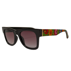 Store solbriller i sort