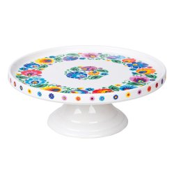 Kakefat med blomstermnster